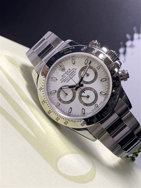 rolex daytona white dial steel|rolex daytona stainless steel price.